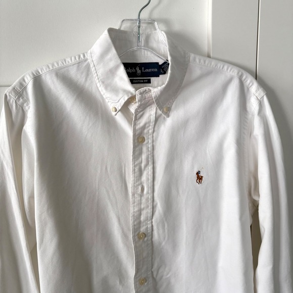 Ralph Lauren Men's White Cotton Button Down Shirt in Size S - Picture 3 of 12